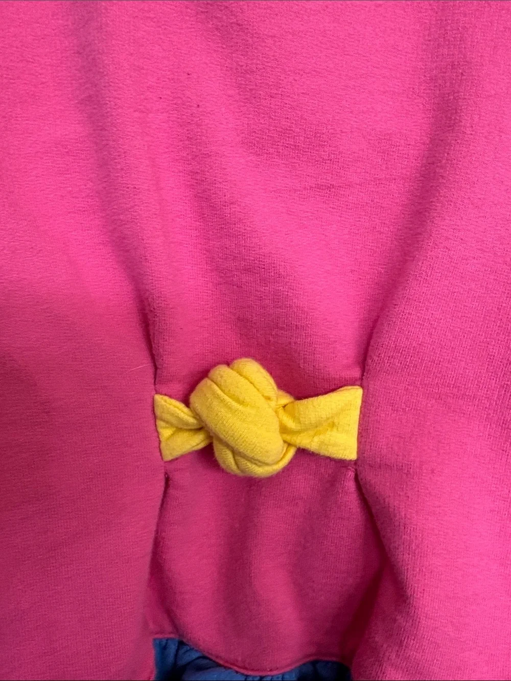 Vintage Gymboree Bright‎ Colorblock Ruffle Dress - Pink, Teal, Blue & Yellow